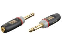 DAP Xcaliber XGA12 Jack male stereo naar Mini Jack female mono verloopplug - thumbnail