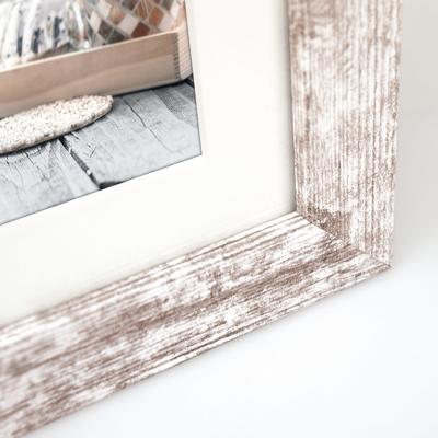 Zep fotolijst v23136 nelson 6 3q white wash voor 3 foto&apos;s