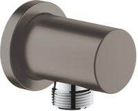 Grohe Rainshower Wandaansluitbocht Hard Graphite Geborsteld - thumbnail