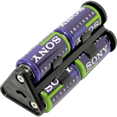 MPD BU1-M-402 Batterijhouder Aantal cellen: 6 C (baby) Contactpolen (l x b x h) 112 x 53 x 48 mm