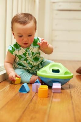 Green Toys Blokjes spel vormen sorteren - thumbnail