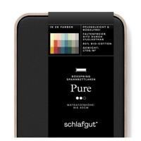 Schlafgut Schlafgut Pure Jersey Boxspring Hoeslaken L - 140x200 - 160x220 799 off-Black - thumbnail