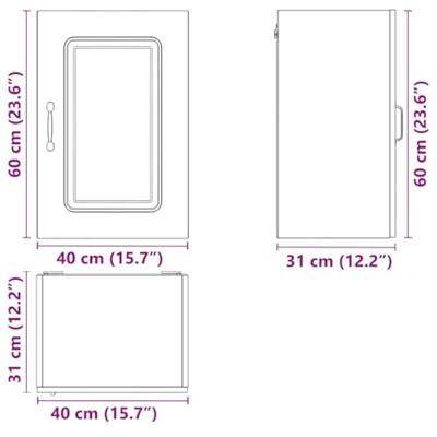 Keukenwandkast Kalmar bewerkt hout wit