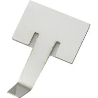 TRU COMPONENTS Bevestigingsklem Zelfklevend 543674 Bundel-Ø (bereik) 9.50 mm (max) Zilver 1 stuk(s) - thumbnail