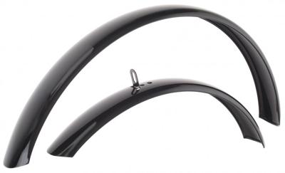 Stel spatborden 20" cpl. ATB staal zwart Stel spatborden 20" cpl. ATB staal zwart