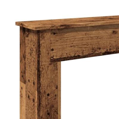 Haardombouw 75x20x87,5 cm bewerkt hout oud houtkleurig