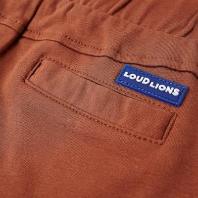 Kindershorts met trekkoord 116 bruin