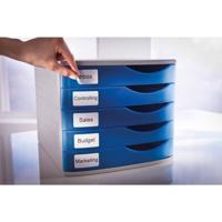 Avery-Zweckform Rol met etiketten Compatibel vervangt DYMO 11355, S0722550 19 x 51 mm Papier Wit 500 stuk(s) Weer verwijderbaar Universele etiketten AS0722550 - thumbnail