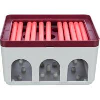 Trixie cat activity rod box wit / bordeaux - thumbnail