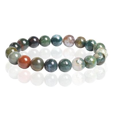 Memphis Natuursteen Armband 10mm - Indian Agate Memphis Natuursteen Armband 10mm - Indian Agate
