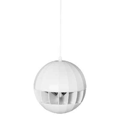 Audac ASP20/W hangende 100V bolspeaker 20W wit Audac ASP20/W hangende 100V bolspeaker 20W wit