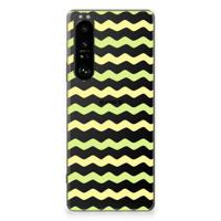 Sony Xperia 1 III | TPU bumper | Waves Yellow - thumbnail