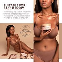 Cocosolis Cosmetics - Cocosolis Nougat Sparkling Body & Face Butter 250 ml - thumbnail