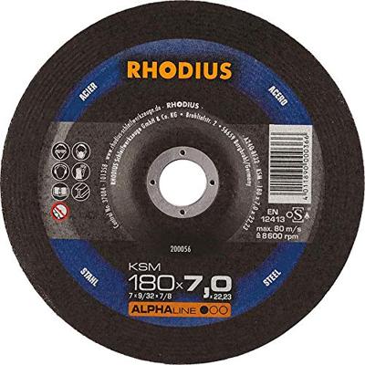 Rhodius 200056 Afbraamschijf Diameter 180 mm Boordiameter 22.23 mm Staal 1 stuk(s) Rhodius 200056 Afbraamschijf Diameter 180 mm Boordiameter 22.23 mm Staal 1 stuk(s)