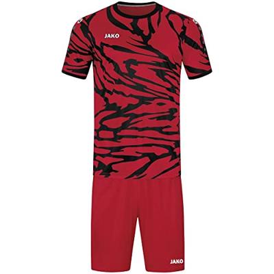 JAKO 4242 Shirt Animal Km - Sportrood/Zwart - L