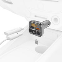 Hama FM-transmitter met Bluetooth- en handsfree-functie Audio accessoire Zilver - thumbnail