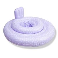 Swim Essentials Baby Float Lila Leopard 69cm 0-1 Jaar - thumbnail