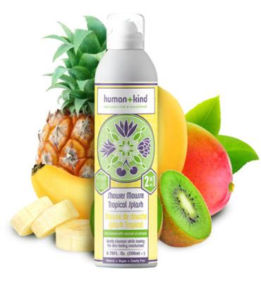 Human+Kind Foam shower tropical splash vegan (200 ml)