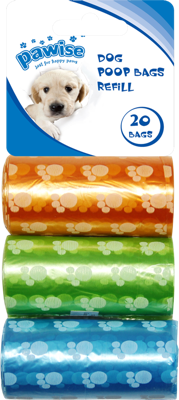 Pawise Refill Poop Bag 3-Pack