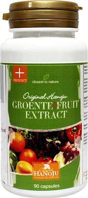 Hanoju Groente en fruit extract 500mg 90 Vegetarische capsules
