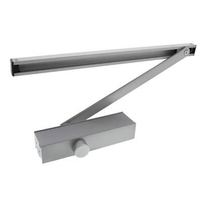 Intersteel Deurdranger met glijarm dr124 zilvergrijs Intersteel Deurdranger met glijarm dr124 zilvergrijs