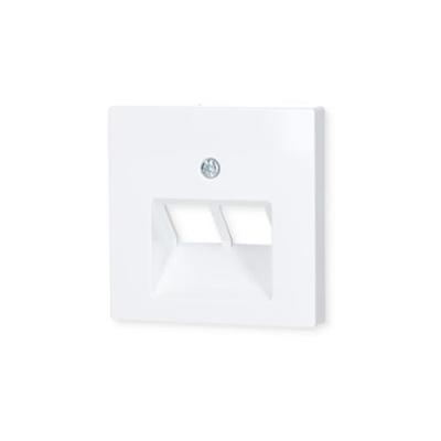 Merten 296125 UAE-, IAE-, ISDN-contactdoos Afdekking Wit 1 stuk(s)