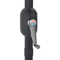 VidaXL Balkonparasol half met aluminium paal 300x155 cm groen - thumbnail