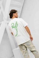 24 Uomo Heavenly Turbulence T-shirt Off-White - Maat XS - Kleur: Wit | Soccerfanshop - thumbnail
