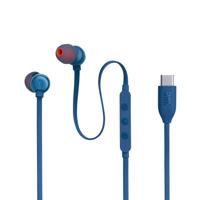 JBL Tune 310 C Bedraade in-ear oortjes met microfoon, met JBL Pure Bass Sound en een 3-knops afstandsbediening, in het blauw - thumbnail