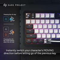 Dark Project ALU87B Bushido TKL Mechanisch Gaming Toetsenbord - thumbnail
