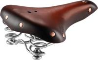Monte Grappa zadel zacht oud leer Charleston - thumbnail