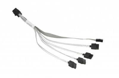 Supermicro SFF-8643/4xSATA SFF-8643 4xSATA zwart, grijs - kabel-interface/adapter (SFF-8643, 4xSATA, zwart, grijs)