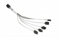 Supermicro SFF-8643/4xSATA SFF-8643 4xSATA zwart, grijs - kabel-interface/adapter (SFF-8643, 4xSATA, zwart, grijs) - thumbnail