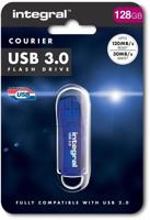 Integral INFD128GBCOU3.0 USB flash drive 128 GB USB Type-A 3.2 Gen 1 (3.1 Gen 1) Blauw, Zilver - thumbnail