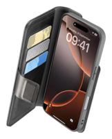 Cellularline Book Agenda 2 Case Backcover Apple iPhone 16 Pro Max Zwart Stootbestendig - thumbnail