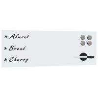 VidaXL Whiteboard voor aan de wand magnetisch 60x20 cm glas - thumbnail