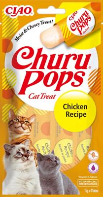 Inaba Ciao Churu Pops kip kattensnack 12 x 15 g