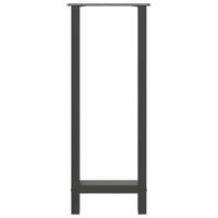 Bartafelpoten 2 st 40x(100-101) cm staal antraciet - thumbnail