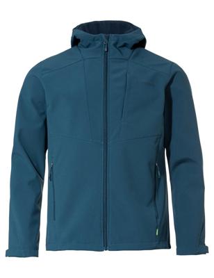 Vaude Cyclone Hooded Softshell Jas Heren Baltic Sea XL Vaude Cyclone Hooded Softshell Jas Heren Baltic Sea XL