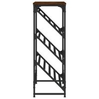 Schoenenrek 90x30x85 cm bewerkt hout bruineikenkleurig - thumbnail