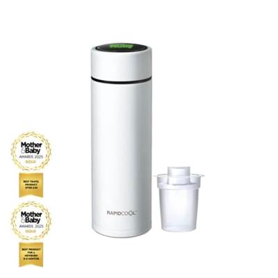 Babyflesbereiding - NUBY - RapidCool - Klaar in 2 min - Wit