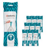 Brabantia Type W PerfectFit Jaarverpakking Afvalzak 5 Liter - 200 Stuks - thumbnail