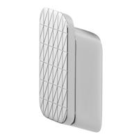 Handdoekhaak Medium Geesa Shift Met Driehoekpatroon Chroom Geesa - thumbnail