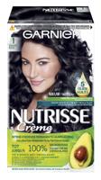 Garnier Nutrisse Crème Permanente Haarverf 1 Zwart - thumbnail