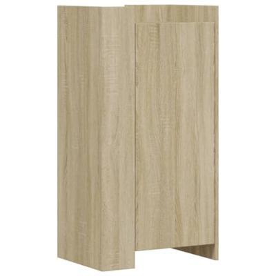 Schoenenkast 52x37,5x100 cm bewerkt hout sonoma eikenkleurig Schoenenkast 52x37,5x100 cm bewerkt hout sonoma eikenkleurig