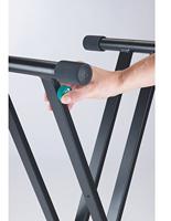 K&M 18993 keyboard standaard Rick 20 zwart - thumbnail