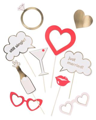 HEMA Party props bruiloft 12-delig