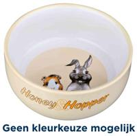 TRIXIE VOERBAK HONEY & HOPPER KERAMIEK ASSORTI 11 CM 250 ML 4 ST - thumbnail