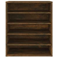 VidaXL Schoenenkast 60x35x70 cm bewerkt hout gerookt eikenkleurig - thumbnail