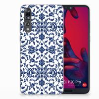 Huawei P20 Pro | TPU Case | Flower Blue - thumbnail